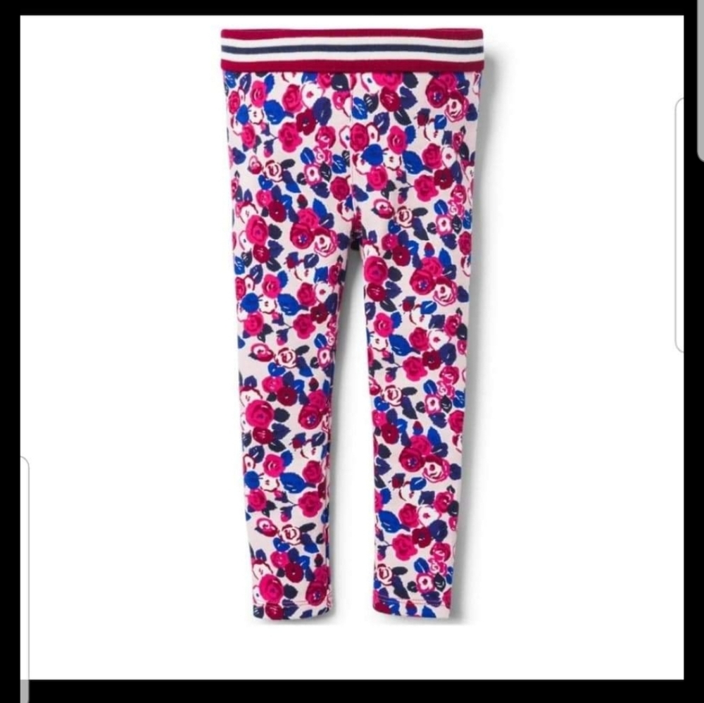 EUC Janie and Jack Toddler Girls Floral Pant